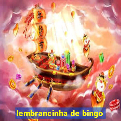 lembrancinha de bingo